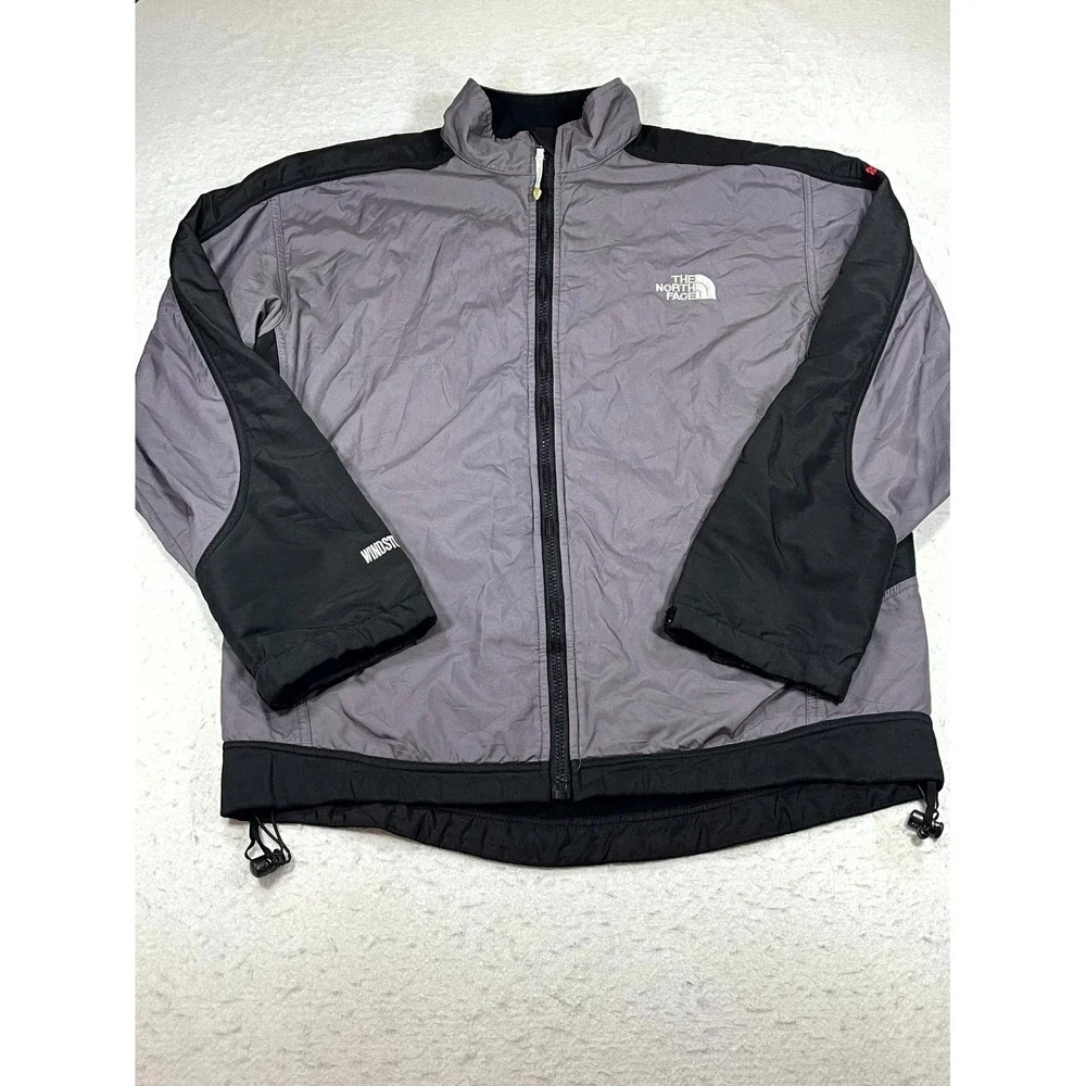 The North Face Summit Series WindStopper Fleece Jacket Mens XL Light Purple Logo